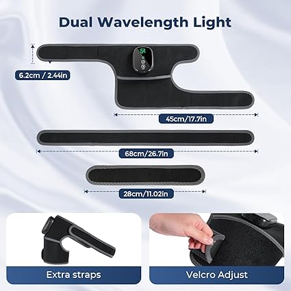 Heated Knee Massager with Heat & Vibration Therapy – Pain Relief & Joint Support